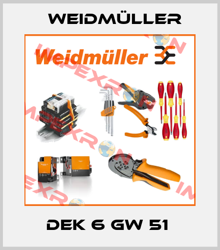 DEK 6 GW 51  Weidmüller