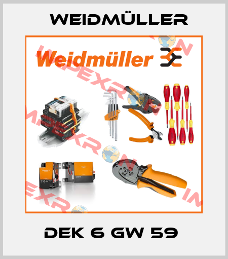 DEK 6 GW 59  Weidmüller