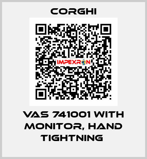 VAS 741001 with monitor, hand tightning  Corghi