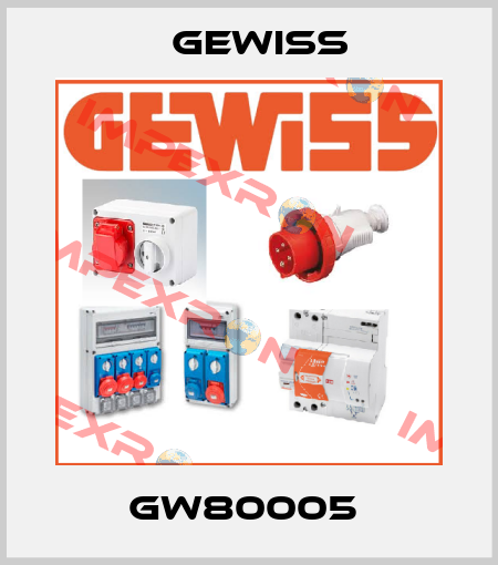GW80005  Gewiss