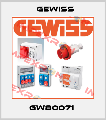 GW80071  Gewiss