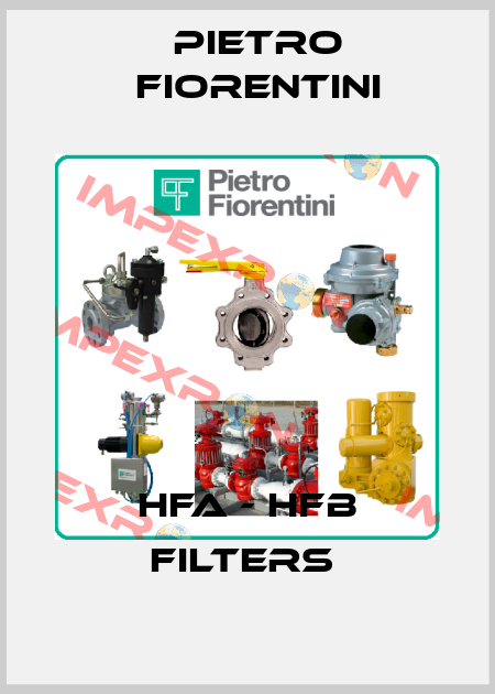 HFA - HFB Filters  Pietro Fiorentini
