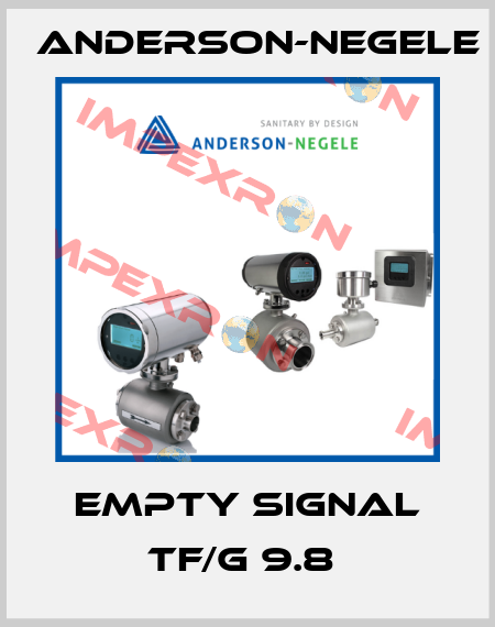 EMPTY SIGNAL TF/G 9.8  Anderson-Negele