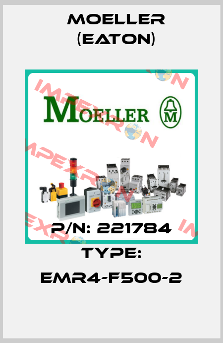 P/N: 221784 Type: EMR4-F500-2 Moeller (Eaton)