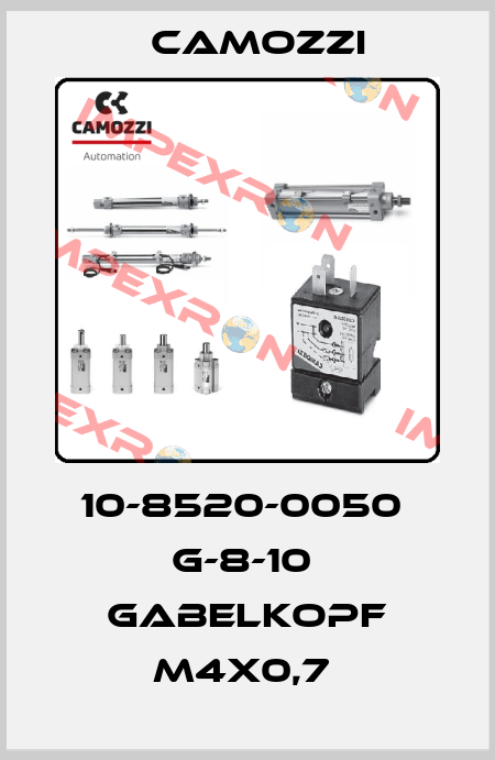 10-8520-0050  G-8-10  GABELKOPF M4X0,7  Camozzi