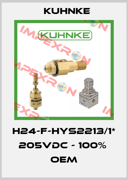 H24-F-HYS2213/1* 205VDC - 100%  OEM Kuhnke