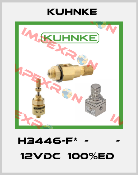 H3446-F*  -        - 12VDC  100%ED  Kuhnke