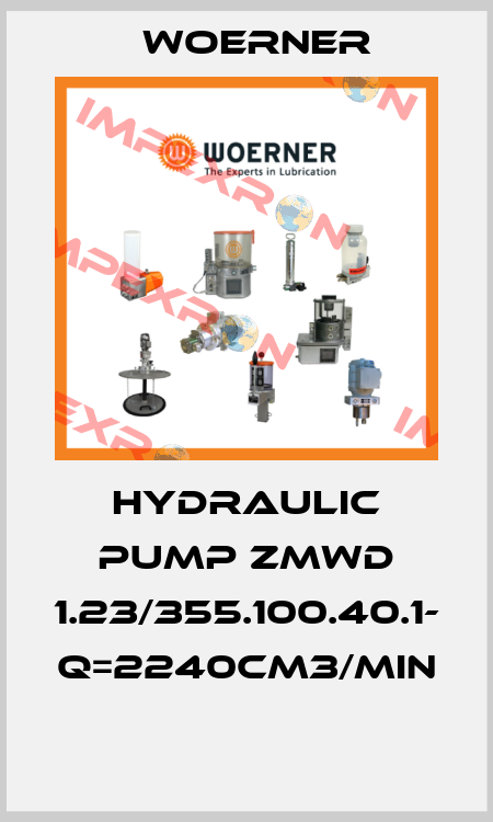HYDRAULIC PUMP ZMWD 1.23/355.100.40.1- Q=2240CM3/MIN  Woerner