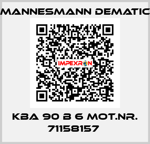 KBA 90 B 6 Mot.Nr. 71158157  Mannesmann Dematic