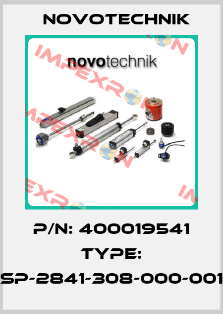 P/N: 400019541 Type: SP-2841-308-000-001 Novotechnik