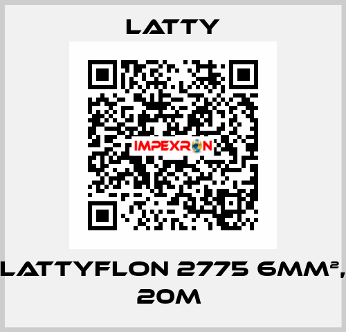 LATTYFLON 2775 6MM², 20M  Latty