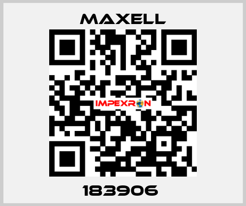 183906  MAXELL