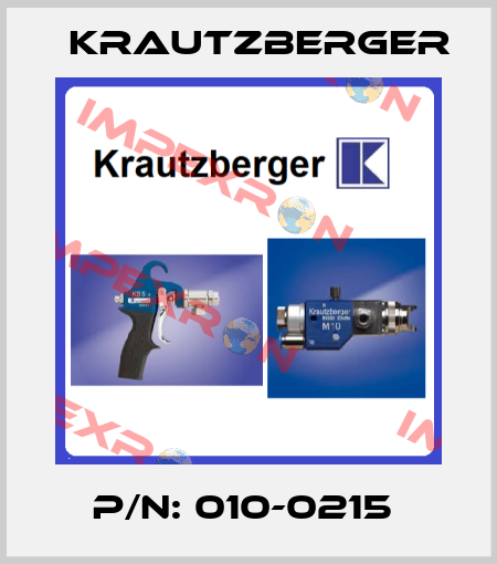 P/N: 010-0215  Krautzberger