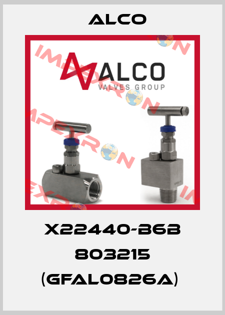 X22440-B6B 803215 (GFAL0826A)  Alco