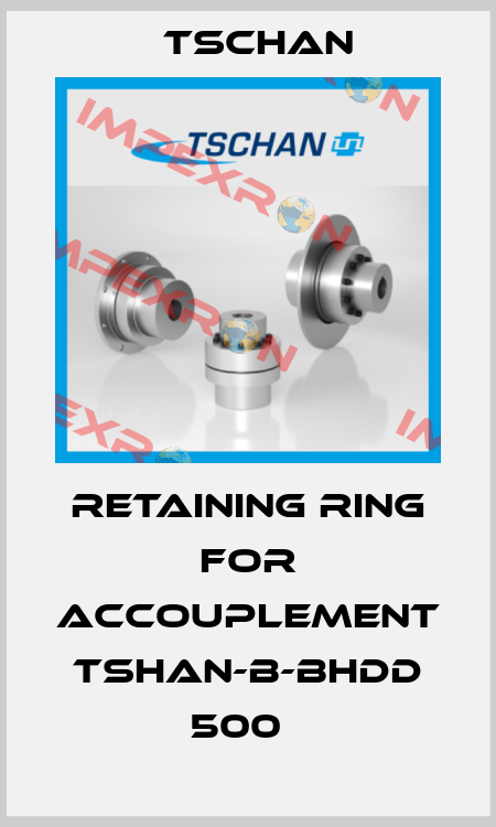 retaining ring for accouplement TSHAN-B-BHDD 500   Tschan