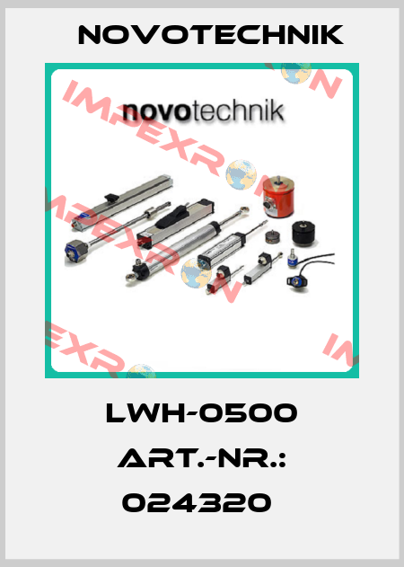 LWH-0500 ART.-NR.: 024320  Novotechnik