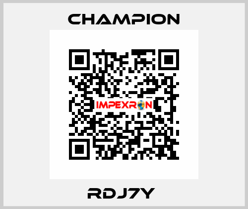 RDJ7Y  Champion