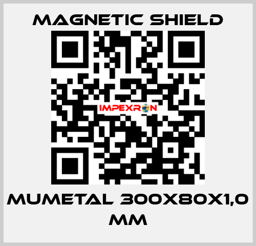 MuMETAL 300x80x1,0 mm Magnetic Shield