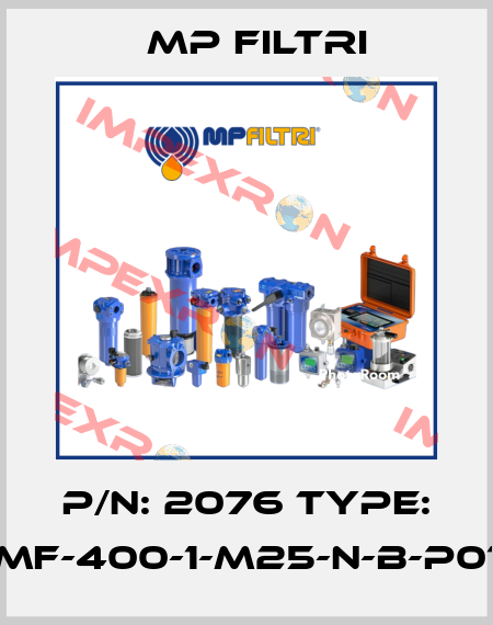 P/N: 2076 Type: MF-400-1-M25-N-B-P01 MP Filtri