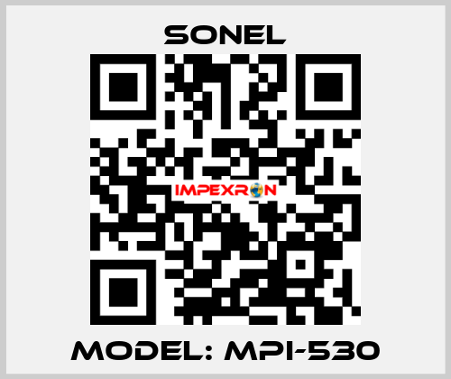 Model: MPI-530 Sonel