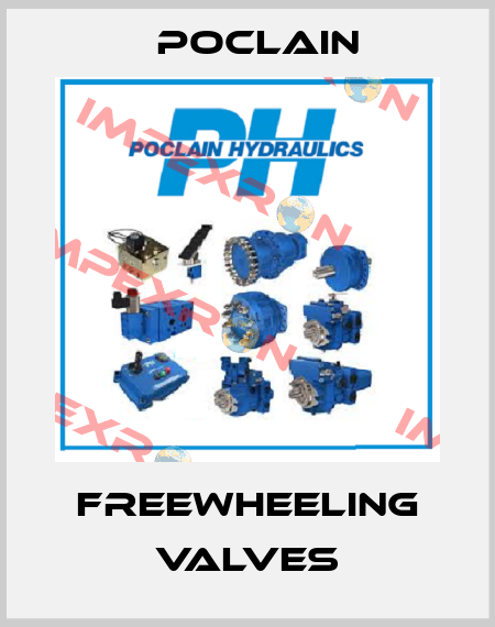 Freewheeling valves Poclain
