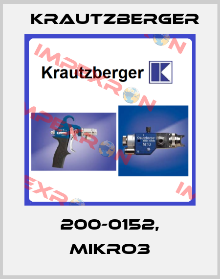 200-0152, MIKRO3 Krautzberger