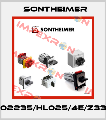 WA02235/HL025/4E/Z33SW Sontheimer