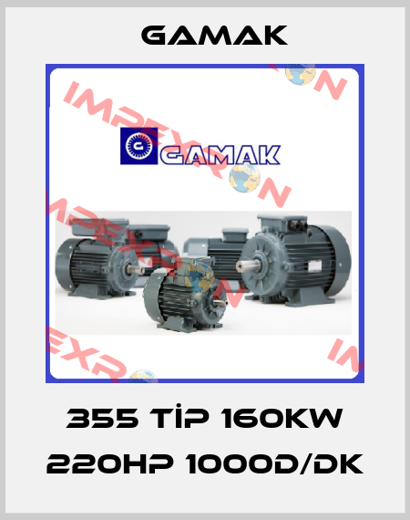 355 TİP 160KW 220HP 1000D/DK Gamak