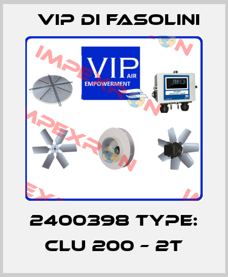 2400398 Type: CLU 200 – 2T VIP di FASOLINI