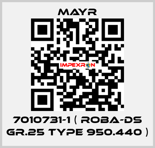 7010731-1 ( ROBA-DS Gr.25 Type 950.440 ) Mayr