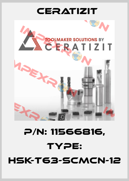 P/N: 11566816, Type: HSK-T63-SCMCN-12 Ceratizit