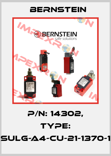 P/N: 14302, Type: SULG-A4-CU-21-1370-1 Bernstein