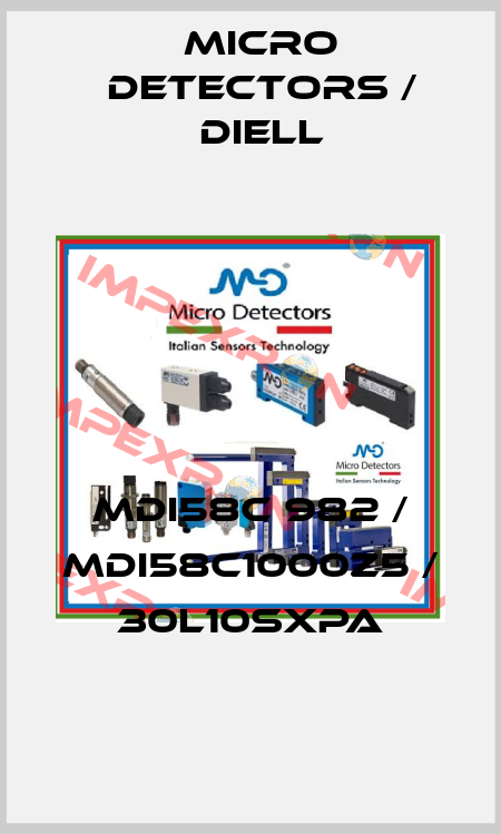 MDI58C 982 / MDI58C1000Z5 / 30L10SXPA
 Micro Detectors / Diell