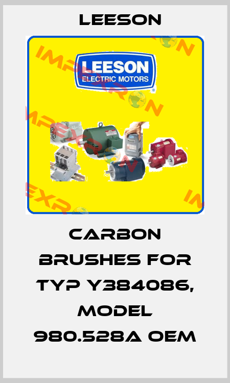 Carbon brushes for Typ Y384086, Model 980.528A oem Leeson