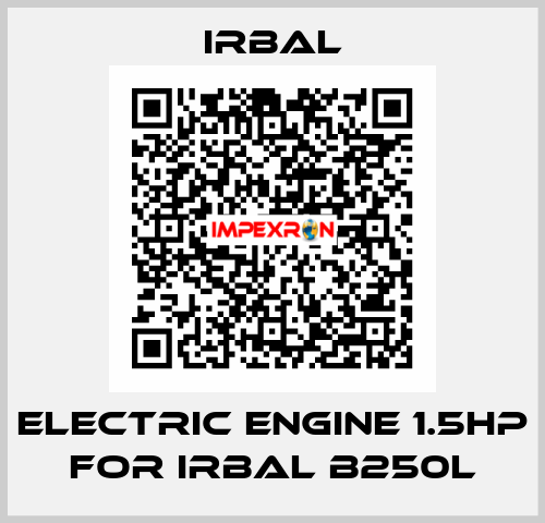 Electric engine 1.5hp for Irbal B250L irbal