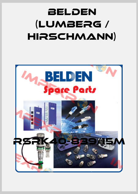 RSRK40-839/15M Belden (Lumberg / Hirschmann)