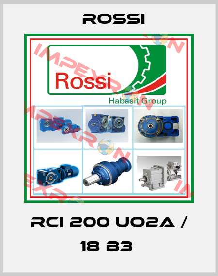 RCI 200 UO2A / 18 B3  Rossi