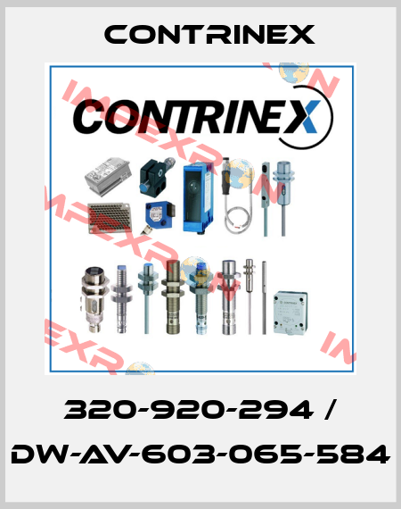 320-920-294 / DW-AV-603-065-584 Contrinex