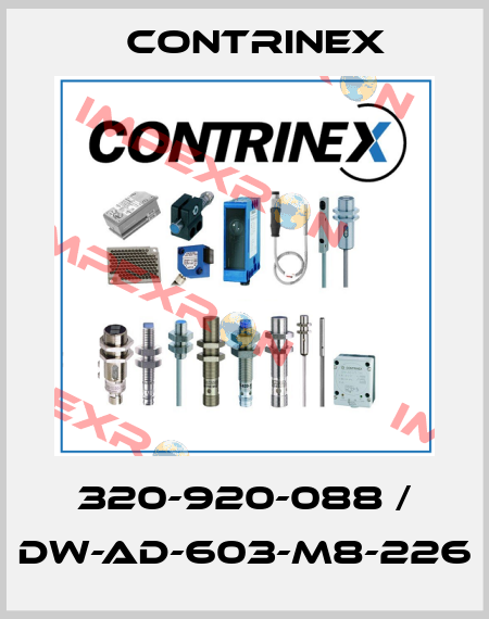 320-920-088 / DW-AD-603-M8-226 Contrinex