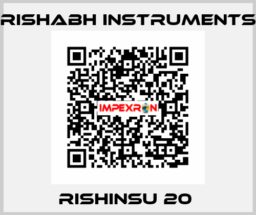 RISHInsu 20  Rishabh Instruments