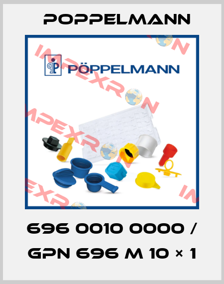 696 0010 0000 / GPN 696 M 10 × 1 Poppelmann
