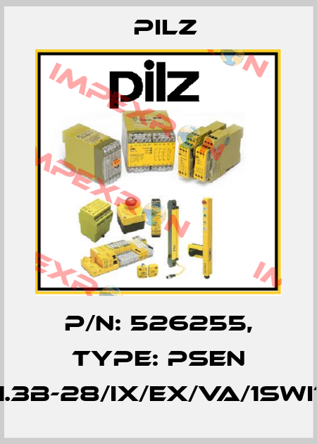 p/n: 526255, Type: PSEN ma1.3b-28/IX/EX/VA/1switch Pilz