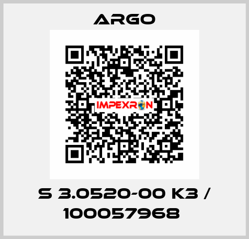 S 3.0520-00 K3 / 100057968  Argo