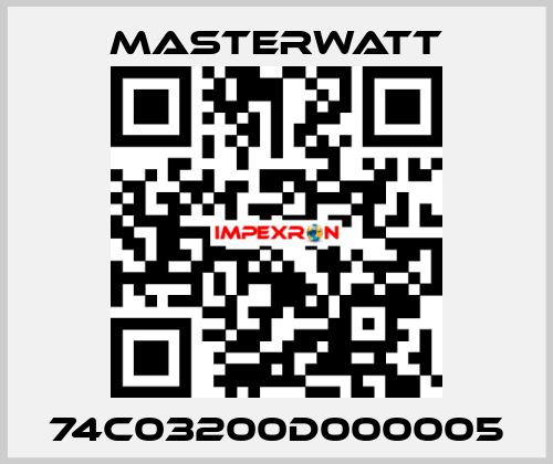 74C03200D000005 Masterwatt