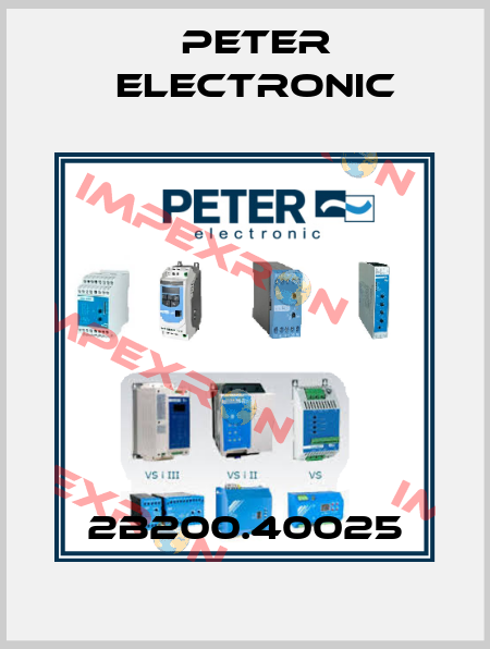  2B200.40025 Peter Electronic