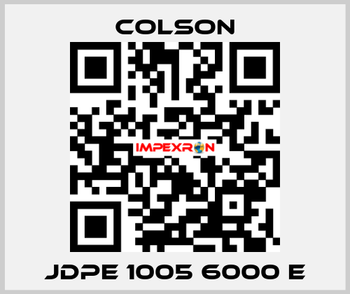 JDPE 1005 6000 E Colson
