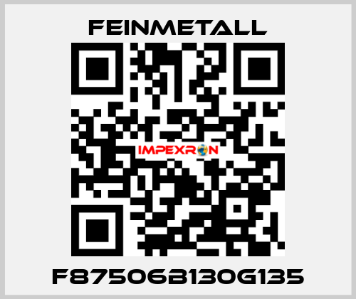 F87506B130G135 FEINMETALL