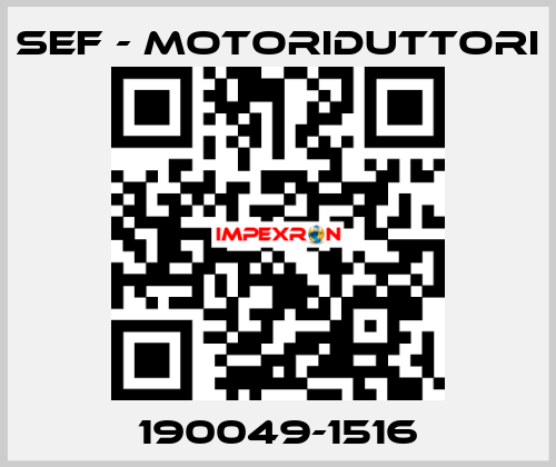 190049-1516 SEF - MOTORIDUTTORI