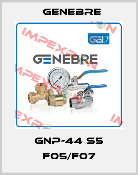 GNP-44 S5 F05/F07 Genebre