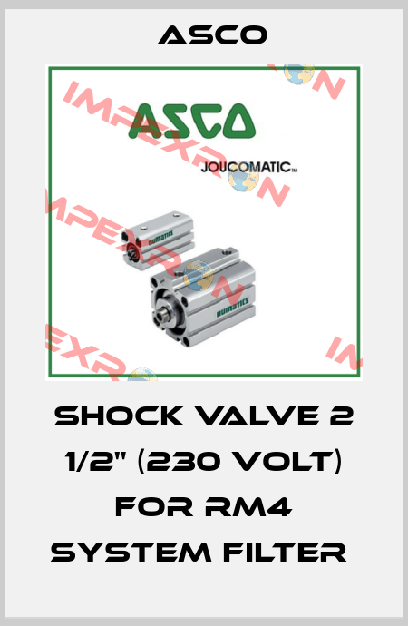 SHOCK VALVE 2 1/2" (230 VOLT) FOR RM4 SYSTEM FILTER  Asco